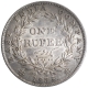 Silver One Rupee Coin of King William IIII of Calcutta Mint of 1835.