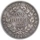 Silver One Rupee Coin of Victoria Queen of Bombay Mint of 1840.