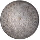 Silver One Rupee Coin of Victoria Queen of Calcutta Mint of 1840.