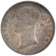 Silver One Rupee Coin of Victoria Queen of Calcutta Mint of 1840.