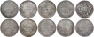 Silver One Rupee Coins of Victoria Queen of Calcutta Mint of 1840.