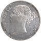 Silver One Rupee Coin of Victoria Queen of Calcutta Mint of 1840.