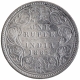 Silver One Rupee Coin of Victoria Queen of Calcutta Mint of 1862.