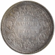 Silver One Rupee Coin of Victoria Queen of Bombay Mint of 1862.