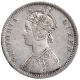 Silver One Rupee Coin of Victoria Queen of Bombay Mint of 1862.