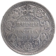 Silver One Rupee Coin of Victoria Queen of Bombay Mint of 1862.