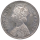 Silver One Rupee Coin of Victoria Empress of Bombay Mint of 1885.