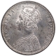 Silver One Rupee Coin of Victoria Empress of Bombay Mint of 1889.