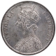 Silver One Rupee Coin of Victoria Empress of Bombay Mint of 1892.