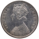 Silver One Rupee Coin of Victoria Empress of Calcutta Mint of 1901.