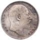 Silver One Rupee Coin of King Edward VII of Bombay Mint of 1910.