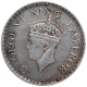 Silver One Rupee Coin of King George VI of Bombay Mint of 1938.