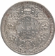 Silver One Rupee Coin of King George VI of Lahore Mint of 1945.