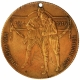 Brass Medal of King George V of British India  of 1919.