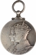 Silver Coronation Medallion of King George VI of United Kingdom.