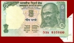 Error Five Rupees Bank Note Signed By Bimal Jalan.