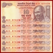 Error Ten Rupees Bank Notes Signed By Bimal Jalan.