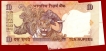 Error Ten Rupees Bank Note Signed By Y.V.Reddy.