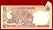 Error Ten Rupees Bank Note Signed By D.Subbarao of 2011.