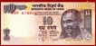 Error Ten Rupees Bank Note Signed By D.Subbarao of 2013.