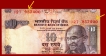 Error Ten Rupees Bank Note Signed by D Subbarao..