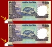 Error Hundred Rupees Bank Notes Signed By D.Subbarao of 2013.