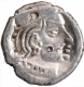 Silver Drachma Coin of Bhatradaman of Western Kshatrapas.