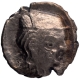 Silver Drachma Coin of Visvasena of Kardamaka Family of Western Kshatrapas.