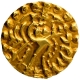 Gold Dinar Coin of Virachandra of Samatata Region of Post Guptas.