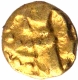 Gold One Quarter Fanam Coin of Western Ganga Dynasty.