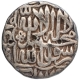 Silver One Rupee Coin of Akbar of Agra Mint.