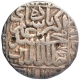 Silver One Rupee Coin of Akbar of Agra Mint.