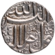 Silver One Rupee Coin of Akbar of Ahmadabad Mint of Farwardin Month.