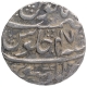 Silver One Rupee Coin of Aurangzeb Alamgir of Lakhnau Mint.