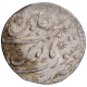 Silver One Rupee Coin of Aurangzeb Alamgir of Surat Mint.