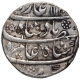 Silver One Rupee Coin of Shah Alam Bahadur of Akbarabad Mustaqir ul Mulk Mint.