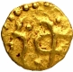 Gold Half Fanam Coin of  Adil Shahis of Bijapur.