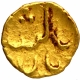 Gold Half Fanam Coin of  Adil Shahis of Bijapur.