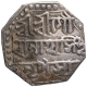 Silver Half Rupee Coin of Gaurinatha Simha of Assam Kingdom.