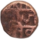 Copper Half Paisa Coin of Chhatrapati Shivaji of Maratha Confederacy.