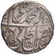 Silver One Rupee Coin of Najibabad Mint of Awadh State.