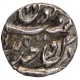 Silver One Eighth Rupee Coin of Mir Mahbub Ali Khan of Farkhanda Bunyad Haidarabad Mint of Hyderabad State.