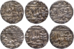 Silver One Rupee Coins of Madho Singh II of Sawai Jaipur Mint of Jaipur State.