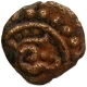 Copper Kasu Coin of Travancore.