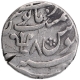 Sliver One Rupee Coin of Azimabad Mint of Bengal Presidency.