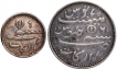 Silver Coins of Arkat Mint of Madras Presidency.