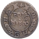 Silver Two Fanam Coin of Madras Presidency.