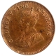 Bronze One Twelfth Anna Coin of King George V of Bombay Mint of 1924.