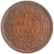 Copper Half Pice Coin of Victoria Empress of Calcutta Mint of 1885.