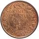 Bronze One Quarter Anna Coin of King George VI of Bombay Mint of 1940.